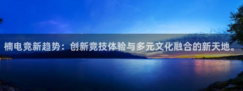 小艾电竞平台：楠电竞新趋势：创新竞技体验与多元文化融合的新天地。